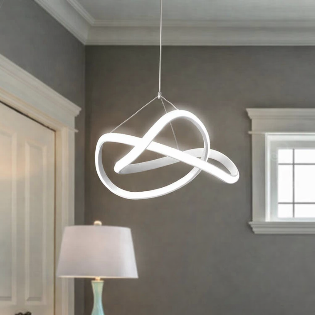 Efsane Modern Beyaz Power Ledli Avize